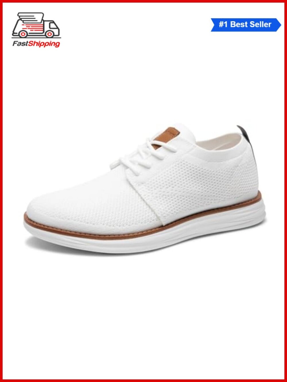 ✨ Bruno Marc Men's KnitFlex Breeze Casual Dress Sneakers Breathable Knit